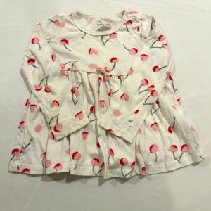 Kids pink cherry dress